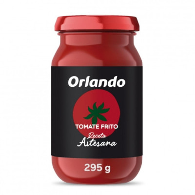 Tomate frito artesano Orlando sin gluten y sin lactosa tarro 295 g.
