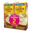 Caldo casero de pollo Gallina Blanca sin gluten y sin lactosa pack de 2 briks de 1 l.