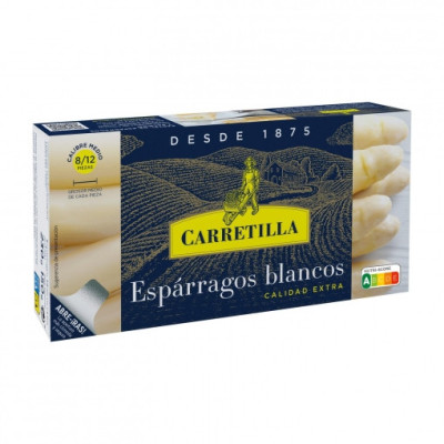 Espárragos blancos extra 8/12 Carretilla 150 g.