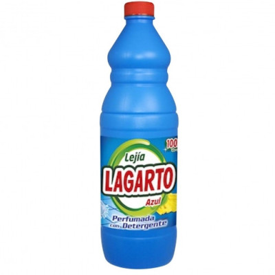 Lejia perfumada con detergente azul Lagarto 1,5 l.