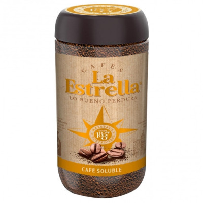 Café soluble natural La Estrella 200 g.