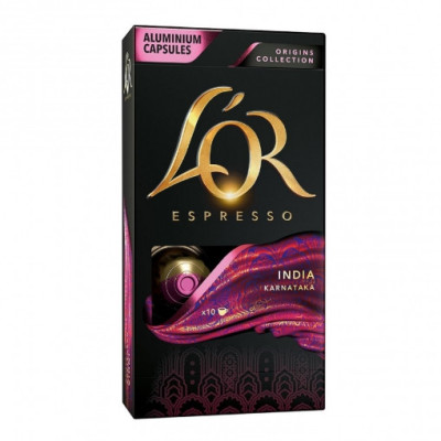 Café India en cápsulas L'Or Espresso compatible con Nespresso 10 ud.