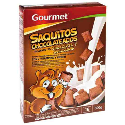 Cereales Rellenos de Chocolate Gourmet 500gr