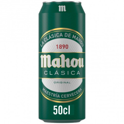 Cerveza Mahou Clásica lata 50 cl.