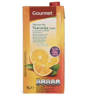 Néctar Naranja Sin Azúcar Gourmet 1L