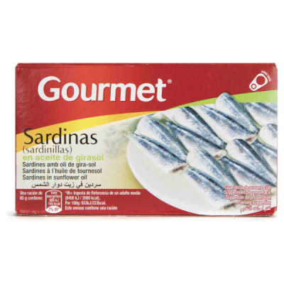 Sardinillas con Aceite Gourmet 65gr