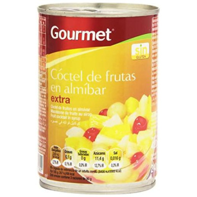 Coctel de Frutas en Almíbar Gourmet 480gr