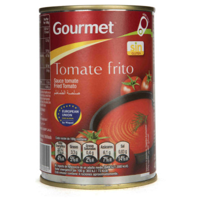 Tomate Frito Gourmet Lata 400gr