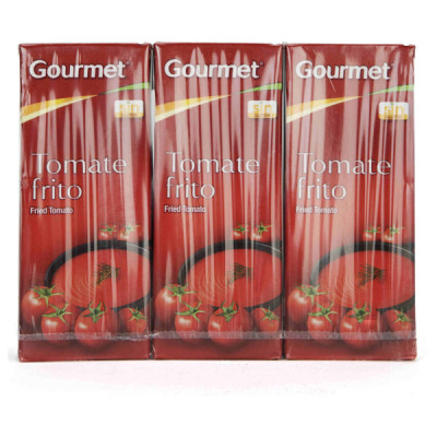 Tomate Frito Gourmet (Pack 3x210gr)