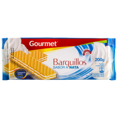 Galletas Barquilla Nata Gourmet 200gr