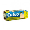 Atún claro en aceite de oliva Calvo pack de 6 latas de 52 g.