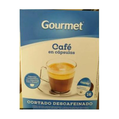 Café Cortado Descafeinado en Cápsulas Gourmet 16uds