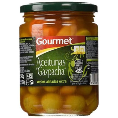 Aceituna Verde Gazpacha Gourmet 250gr