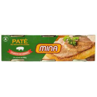 Mina Paté (Pack 3 x 80gr)