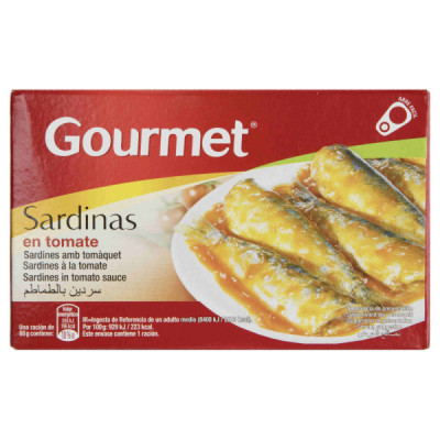 Sardinas con Tomate Gourmet 88gr