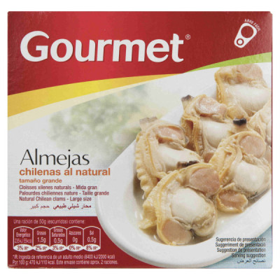 Almeja Chilena Gourmet 63gr