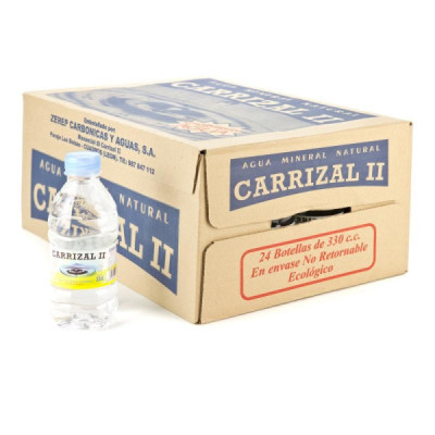 Agua Carrizal 33 cl caja 24 uds