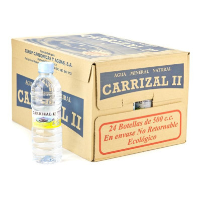 Agua Carrizal 50 cl caja 24 uds