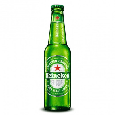 Cerveza Heineken Lager botella 33 cl.